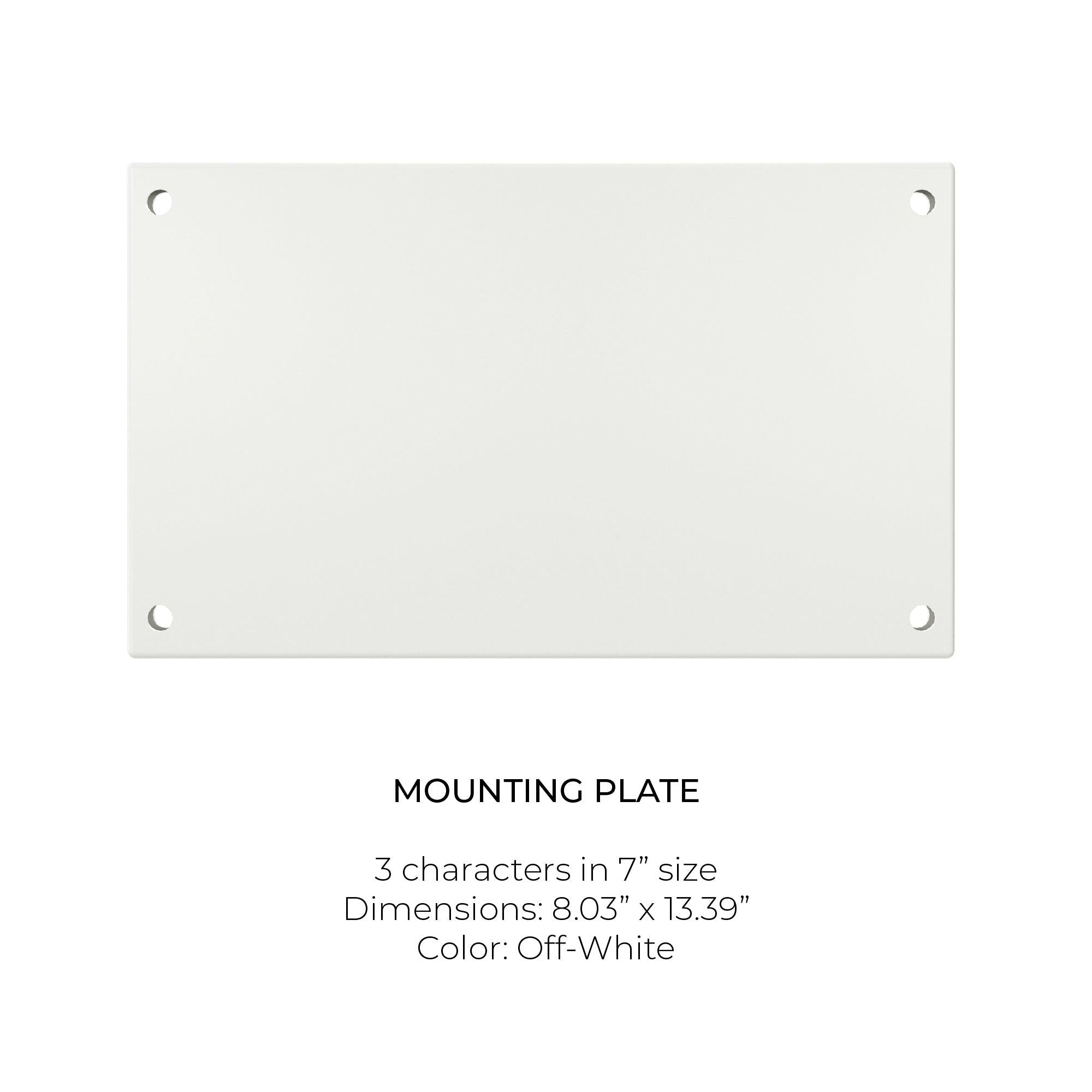 Mounting Plate - Modern Lights Store