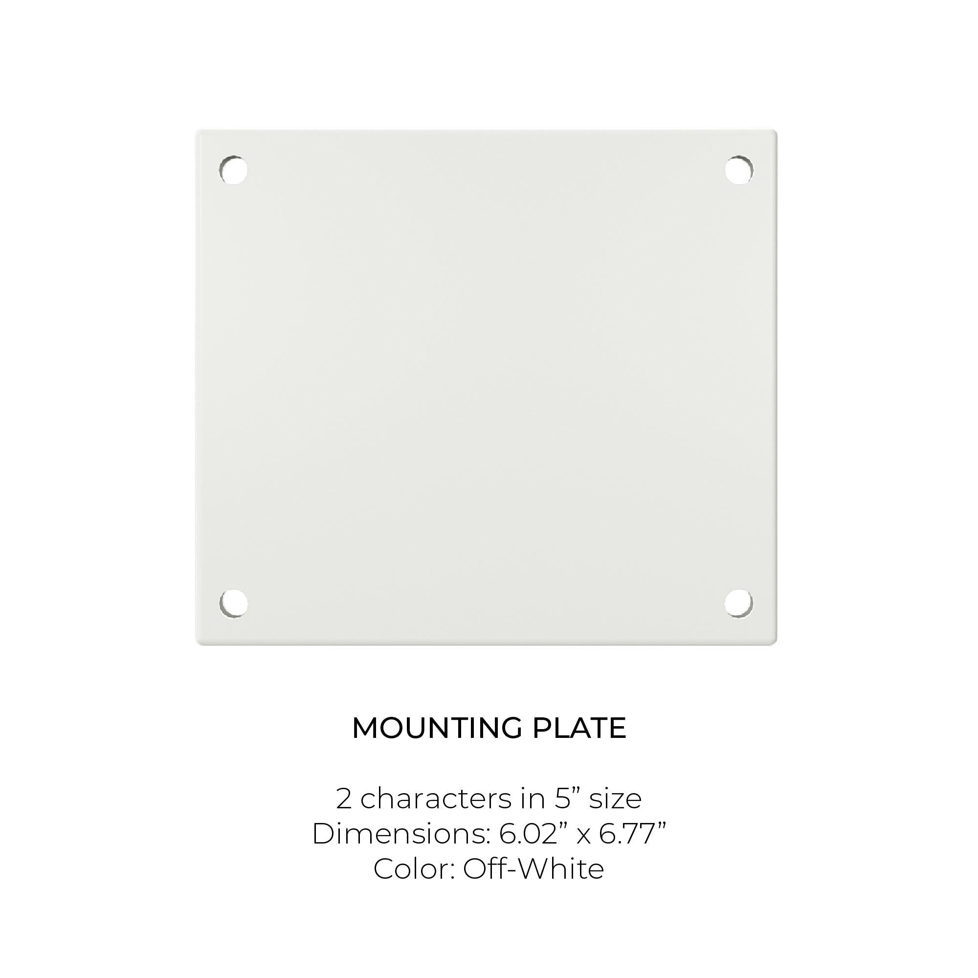 Mounting Plate - Modern Lights Store