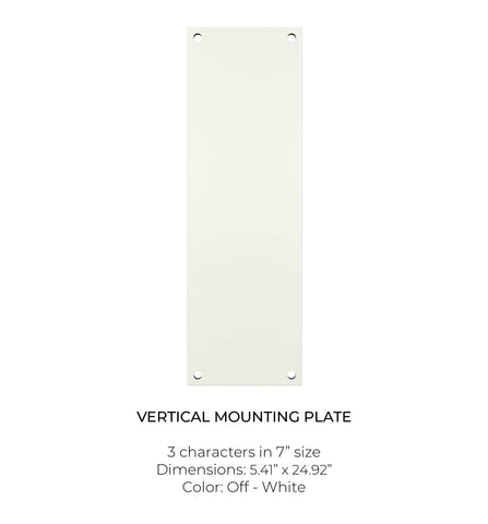 Mounting Plate - Vertical