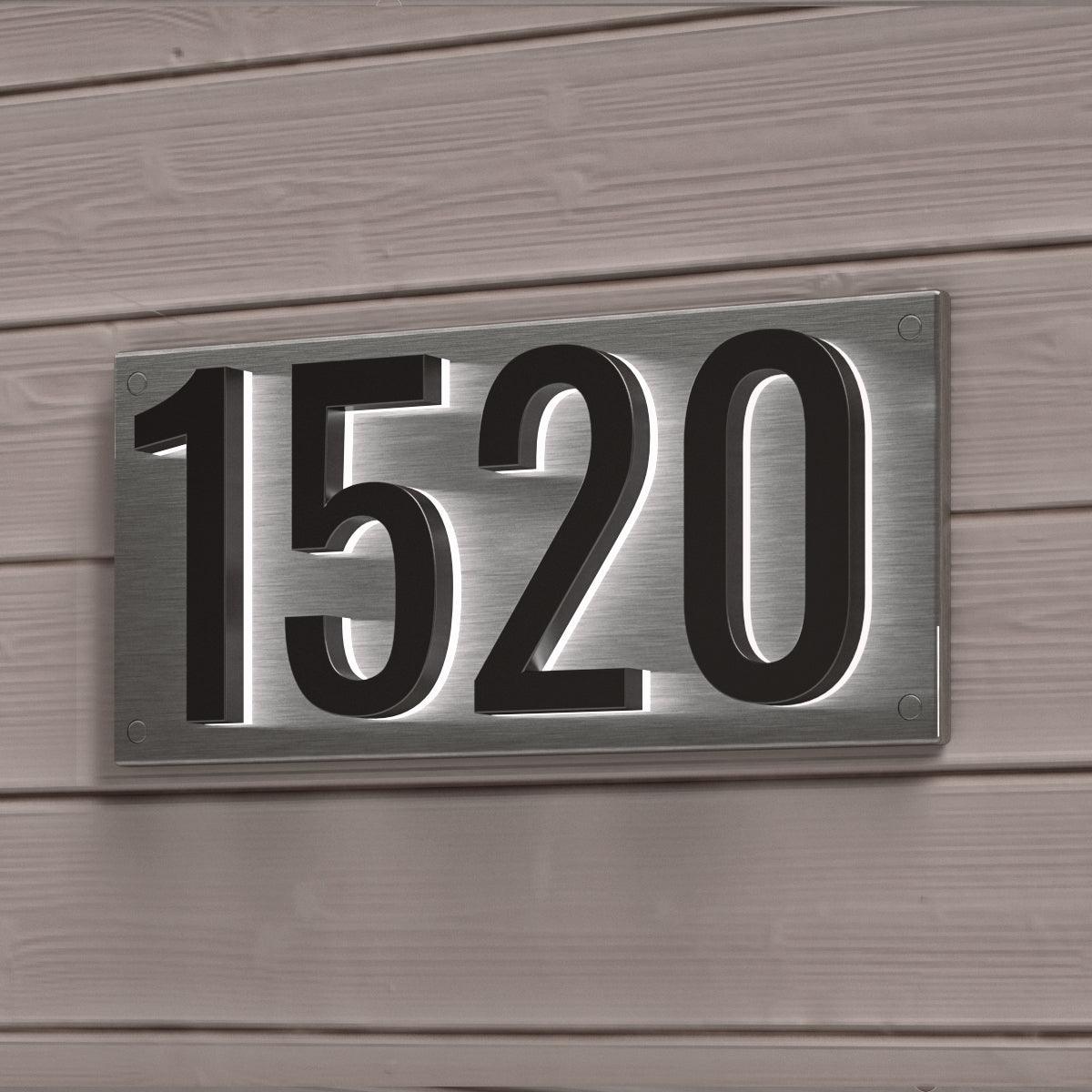 Illuminated Address Numbers - ABS Polymer - Modern Lights Store